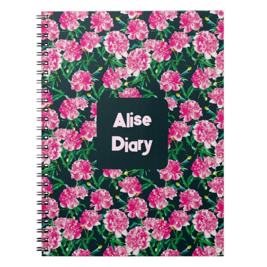 Journal de pivoine. (Devant)