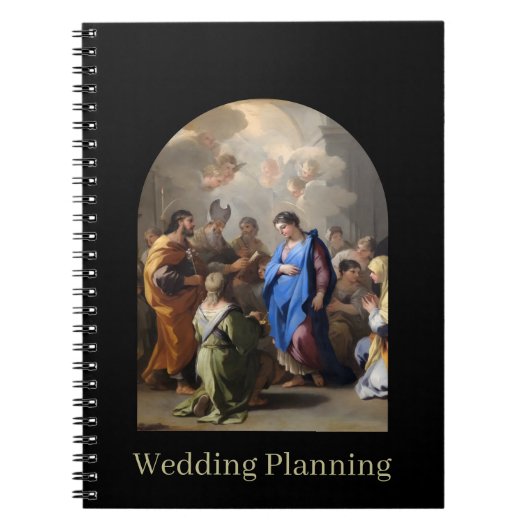 Journal de planification de mariage catholique de (Devant)