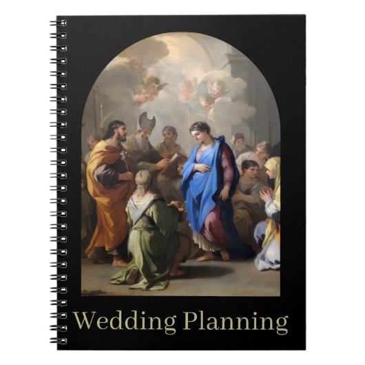 Journal de planification de mariage catholique de (Devant)