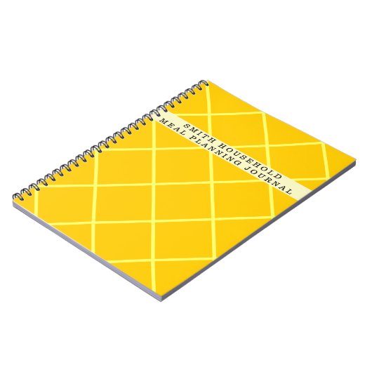 Journal de planification des repas personnalisé (Côté gauche)