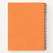 Journal de planification étudiant orange « Restez (Dos)