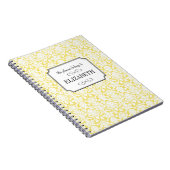 Journal de planification mariage damassé blanc jau (Côté Droit)