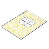 Journal de planification mariage damassé blanc jau (Côté gauche)