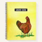 Journal de poulet Rhode Island Red Hen Business (Devant)