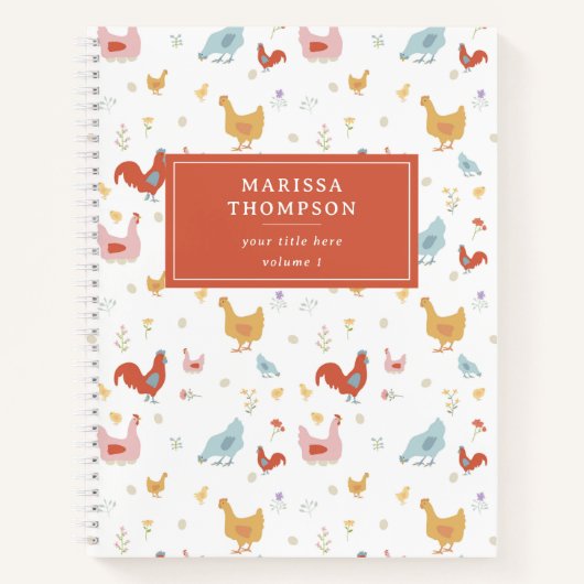 Journal de poussins, poules et bébés poulets migno (Devant)