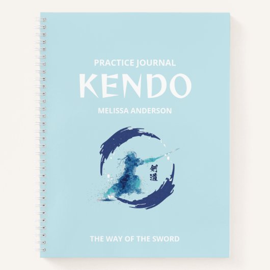 Journal de Pratique de Kendo à l'Aquarelle pour le (Devant)