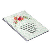 Journal de prière à la branche de fleurs de style  (Côté Droit)