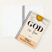 Journal de prière à spirale avec verset biblique (À l'intérieur)