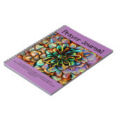 Journal de prière Abstraite colorée (Côté gauche)