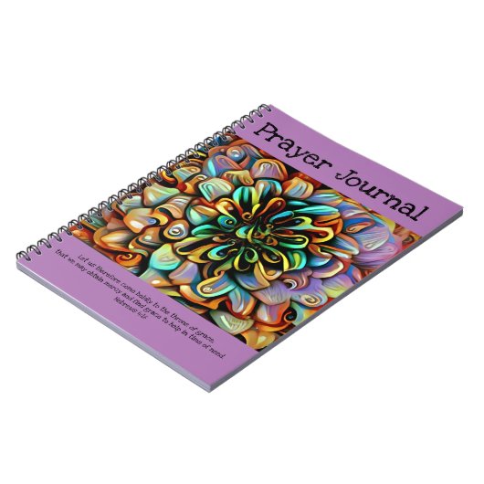 Journal de prière Abstraite colorée (Côté gauche)