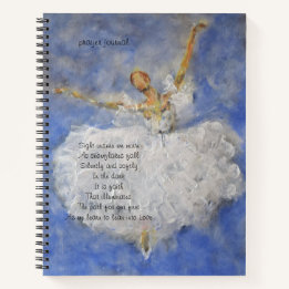 Journal de prière avec ballerina