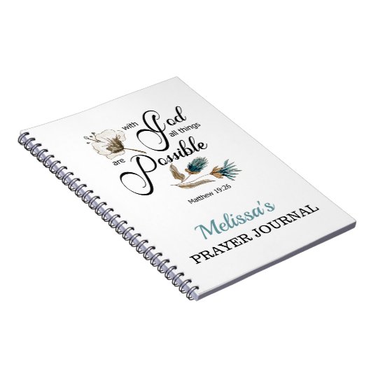 Journal de prière BIble Verse (Côté Droit)