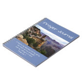 Journal de prière Bible Verse Grand Canyon Vue (Côté gauche)