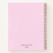 Journal de prière Bible Verse Romans 12:12 Fleurs (Dos)