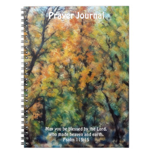 Journal de prière biblique Arbres colorés
