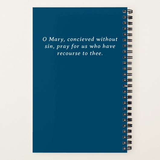 Journal de prière catholique de la Sainte Mère (Verso)