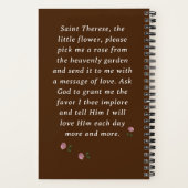 Journal de prière catholique Saint-Thérèse (Verso)