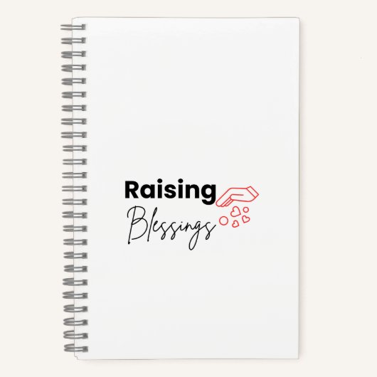 Journal de prière chrétien Raising Blessings (Recto)