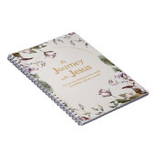 Journal de prière chrétienne florale aquarelle (Côté Droit)