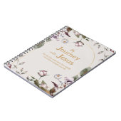 Journal de prière chrétienne florale aquarelle (Côté gauche)