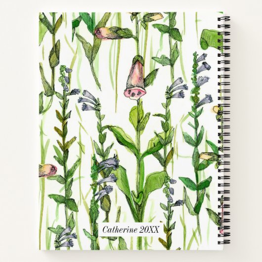 Journal de prière Corinthiens Écriture Foxglove (Dos)