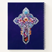 Journal de prière croix en verre tendu (Dos)