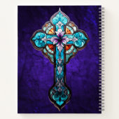 Journal de prière croix en verre tendu (Dos)