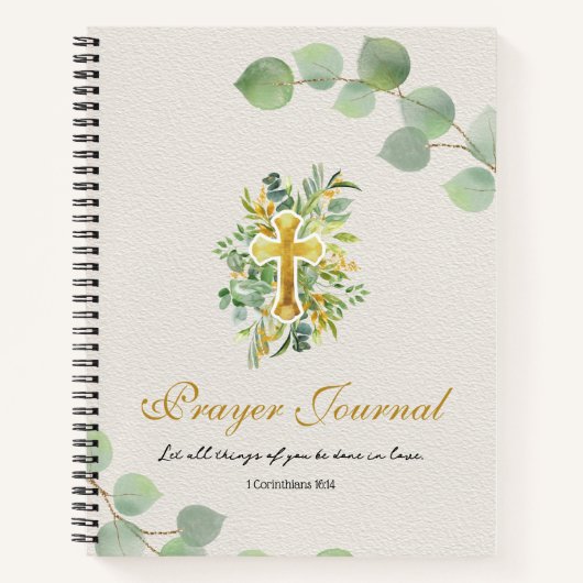 Journal de prière Croix Jésus (Devant)