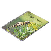 Journal de prière d'art de la nature papillon jaun (Côté gauche)