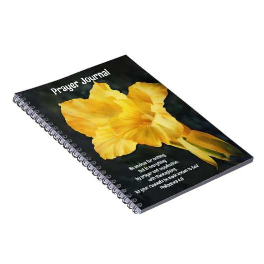 Journal de prière d'art Lily jaune vif (Côté Droit)