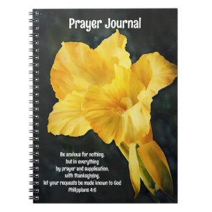 Journal de prière d'art Lily jaune vif