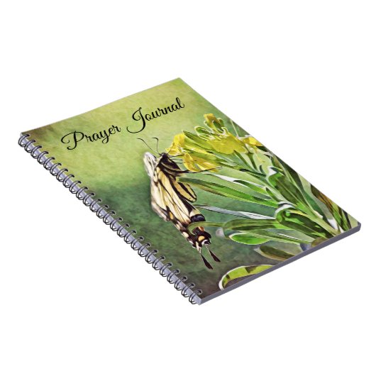 Journal de prière d'art papillon jaune (Côté Droit)