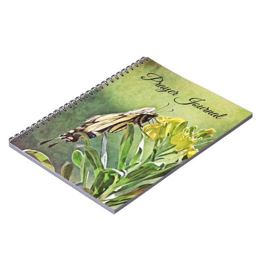 Journal de prière d'art papillon jaune (Côté gauche)