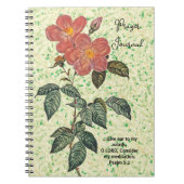 Journal de prière d'art Rose (Devant)