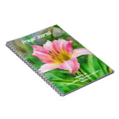 Journal de prière d'art rose Lily (Côté Droit)