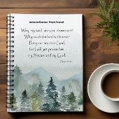 Journal de prière de la Bible Verse Mountains