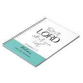 Journal de prière de verset biblique (Côté gauche)