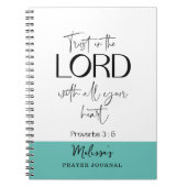 Journal de prière de verset biblique (Devant)
