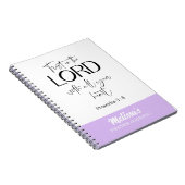 journal de prière de verset de la BIble (Côté Droit)