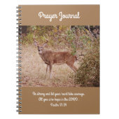 Journal de prière Deer Buck (Devant)