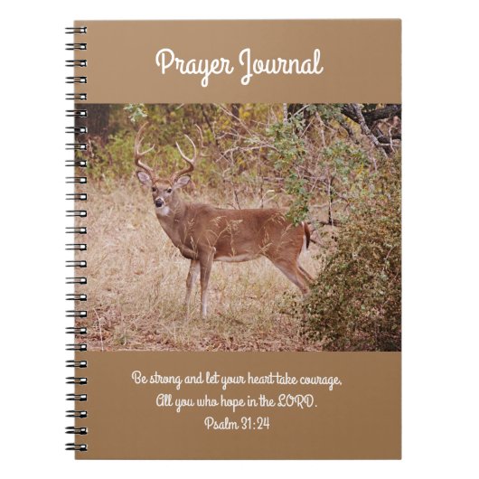 Journal de prière Deer Buck (Devant)