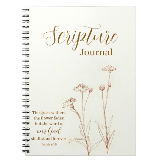 Journal de prière des Écritures verset biblique Is (Devant)