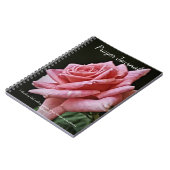Journal de prière des fleurs roses (Côté gauche)