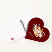 Journal de prière du coeur rose rouge de Bourgogne (Intérieur)