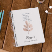 Journal de prière du versets bibliques feuillus