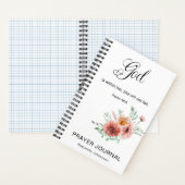 Journal de prière du versets de la Bible florale (À l'intérieur)