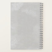 Journal de prière en dentelle florale rose et blan (Verso)