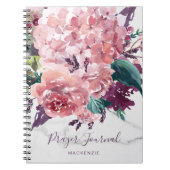 Journal de prière en marbre floral (Devant)