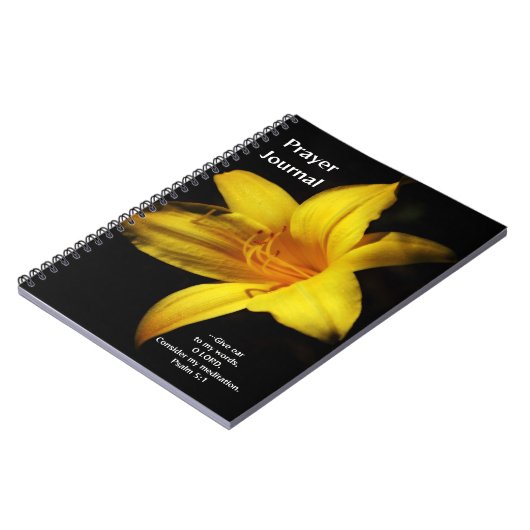 Journal de prière Fleur de Lys Jaune (Côté gauche)