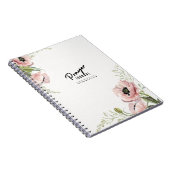 Journal de prière floral | Journal de notes (Côté Droit)
